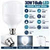 30W T-Bulb LED 6500K Super White infographic – 30W, B22, 200 degree beam, CRI over 80, 20000 hours, non-dimmable, 100 x 158mm